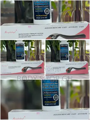 Hairline Regrowth Set / Kirkland Minoxidil + Derma Roller