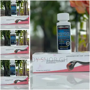 Beard Growth Combo Pack - Kirkland Minoxidil + Derma Roller