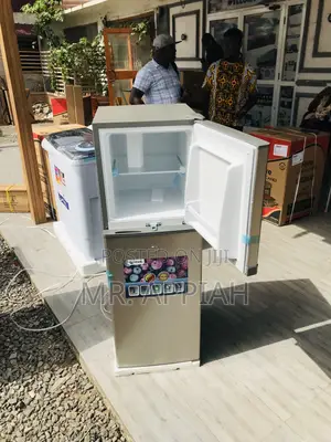 Brand New Pearl Pf-172-2b Double Door Refrigerator(Gray).
