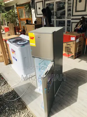 Durable and Affordable Pearl Pf-172-2b 2 Door Fridge,Gray.