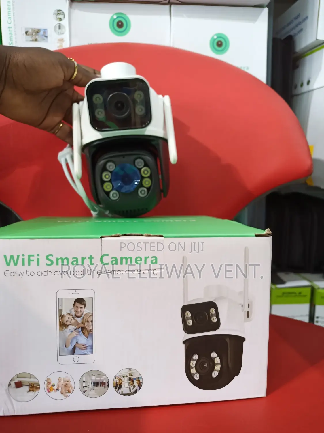 6mp Double Lens PTZ Wireless/ Ip Camera