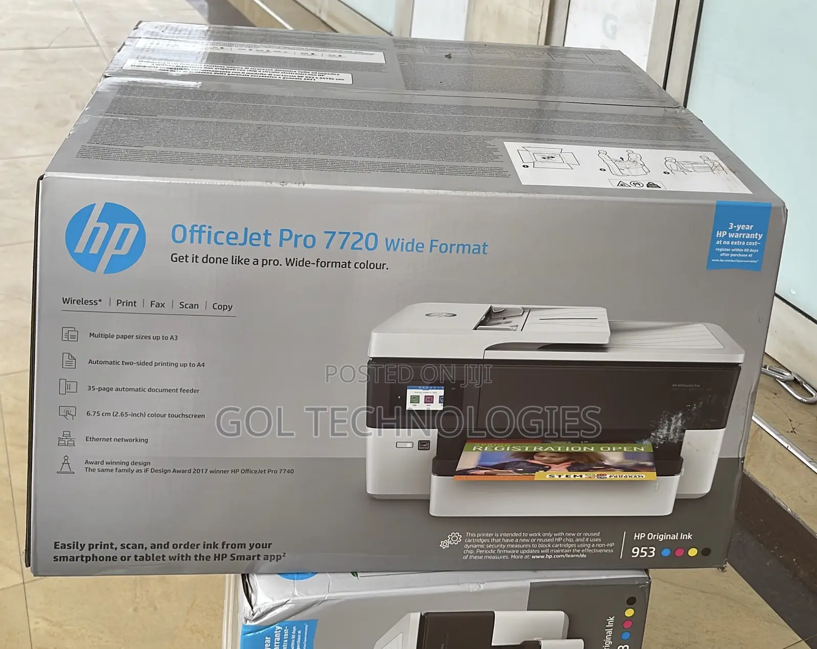 Hp Officejet Pro 7720 Wide Format Printer A3/A4