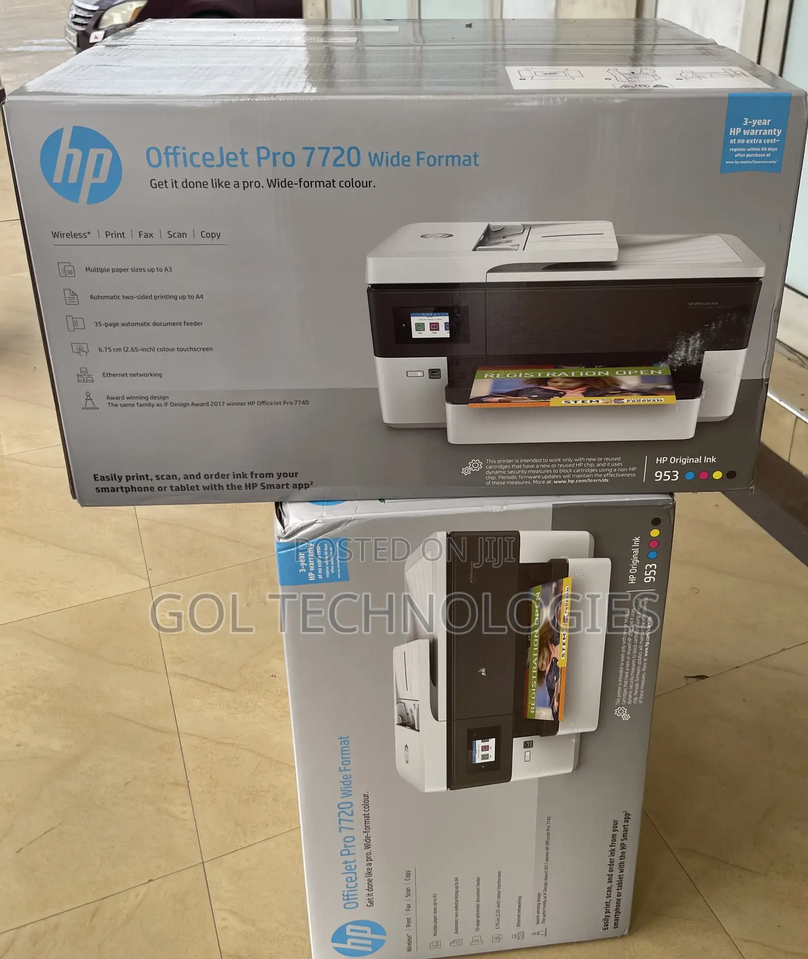 Hp Officejet Pro 7720 Wide Format Printer A3/A4