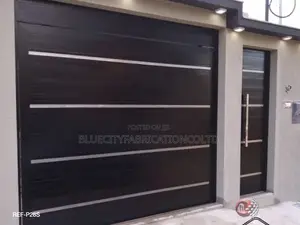 Black and White Design Garage Doors and All White Available