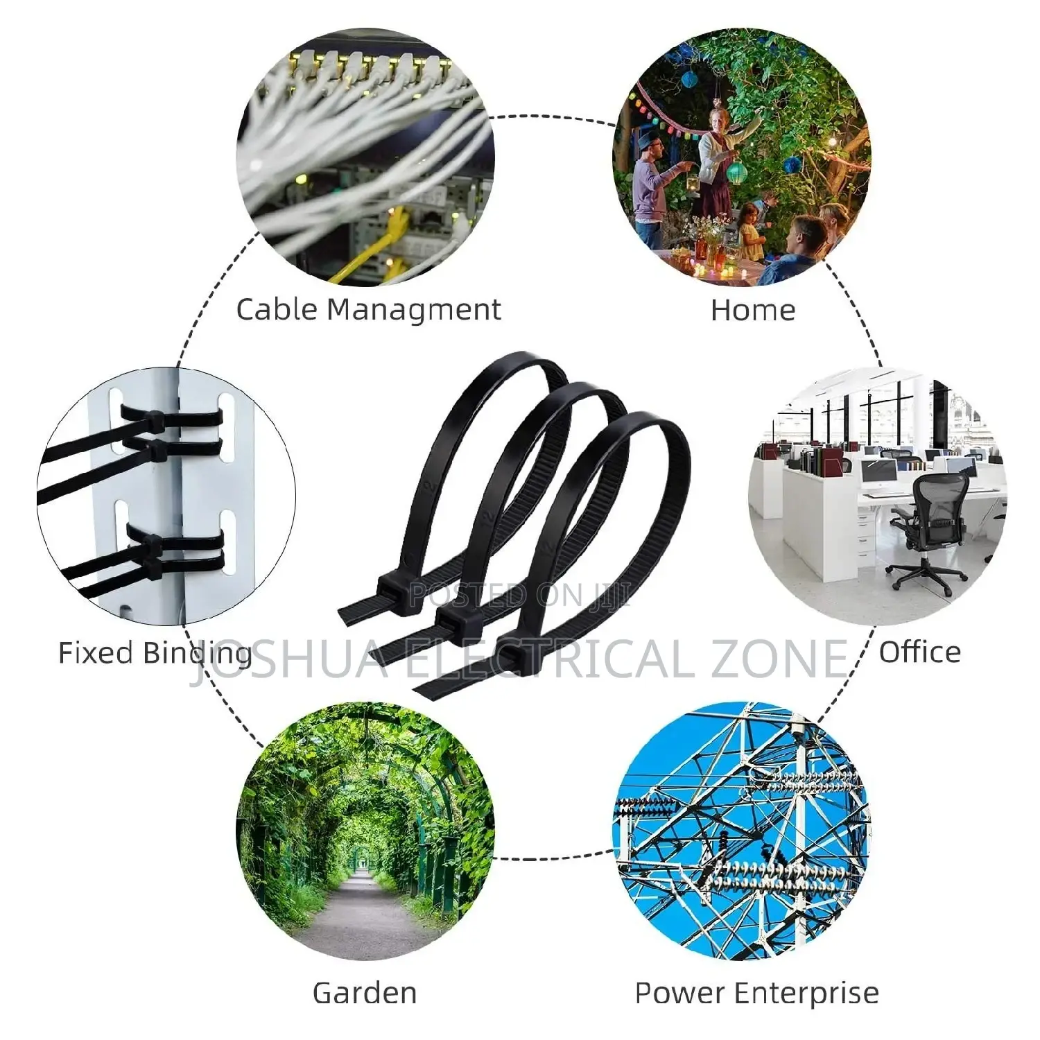 Cables Ties Nylon 3×100mm to 8×500mm Available