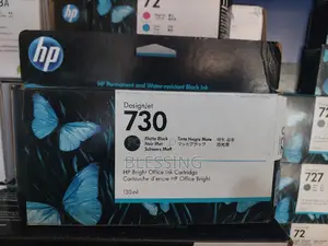 Hp Plootter Ink 730 Black
