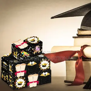 LOCOLO 12pcs 3D Graduation Treat Boxes Good