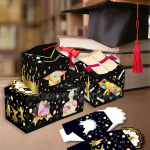 LOCOLO 12pcs 3D Graduation Treat Boxes Good