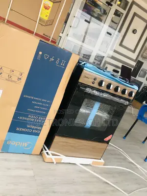 Midea 4 Gas Cooker Oven With Grill 60x60 BMG6060-WD