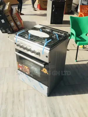 4 Gas Cooker Oven With Grill Ferre Gray 60x60