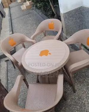 Fiberglass Table and Chairs Set