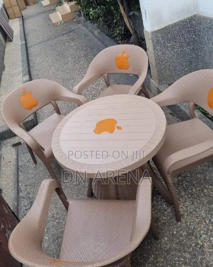 Fiberglass Table and Chairs Set