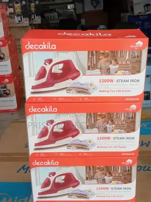 Decakila Durable Steam Iron 1200W