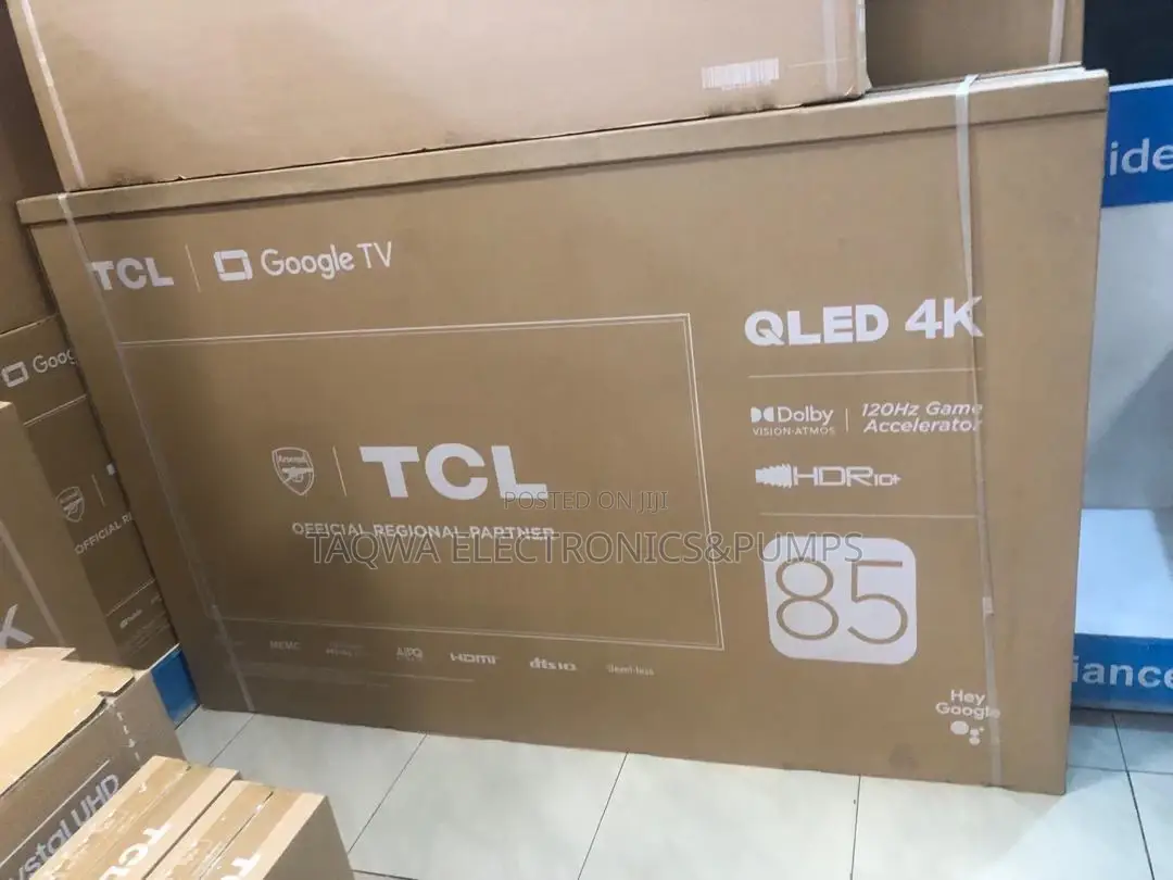 New Frameless QLED TCL 85 Inches Google TV