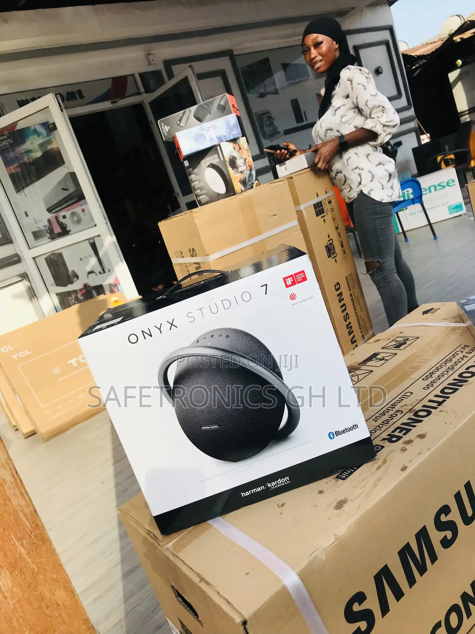 Studio Onyx 7 Black Harman Kardon Wireless Electric Speaker