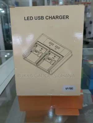 Dual Np-F960 Video Light Charger