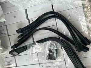 Black 300mm Psu Extension Cable. New