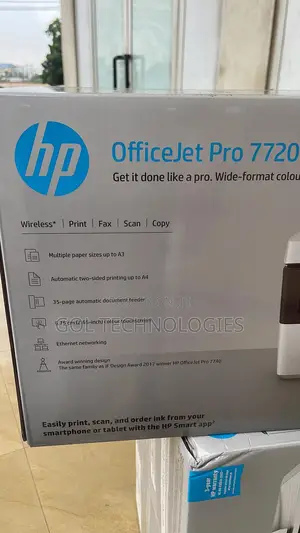 Hp Officejet Pro 7720 Wide Format Printer A3/A4