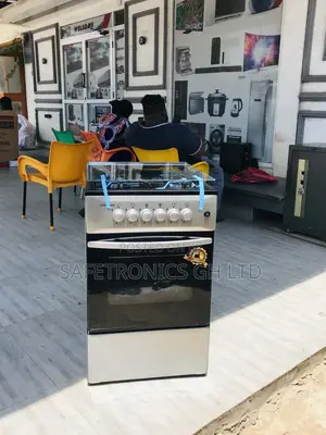 Volcano 50x50 4 Gas Cooker Oven With Grill Gray