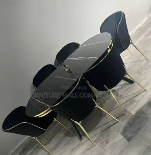 Goldenly Black Dining Set Available As Seen. Free Delivy