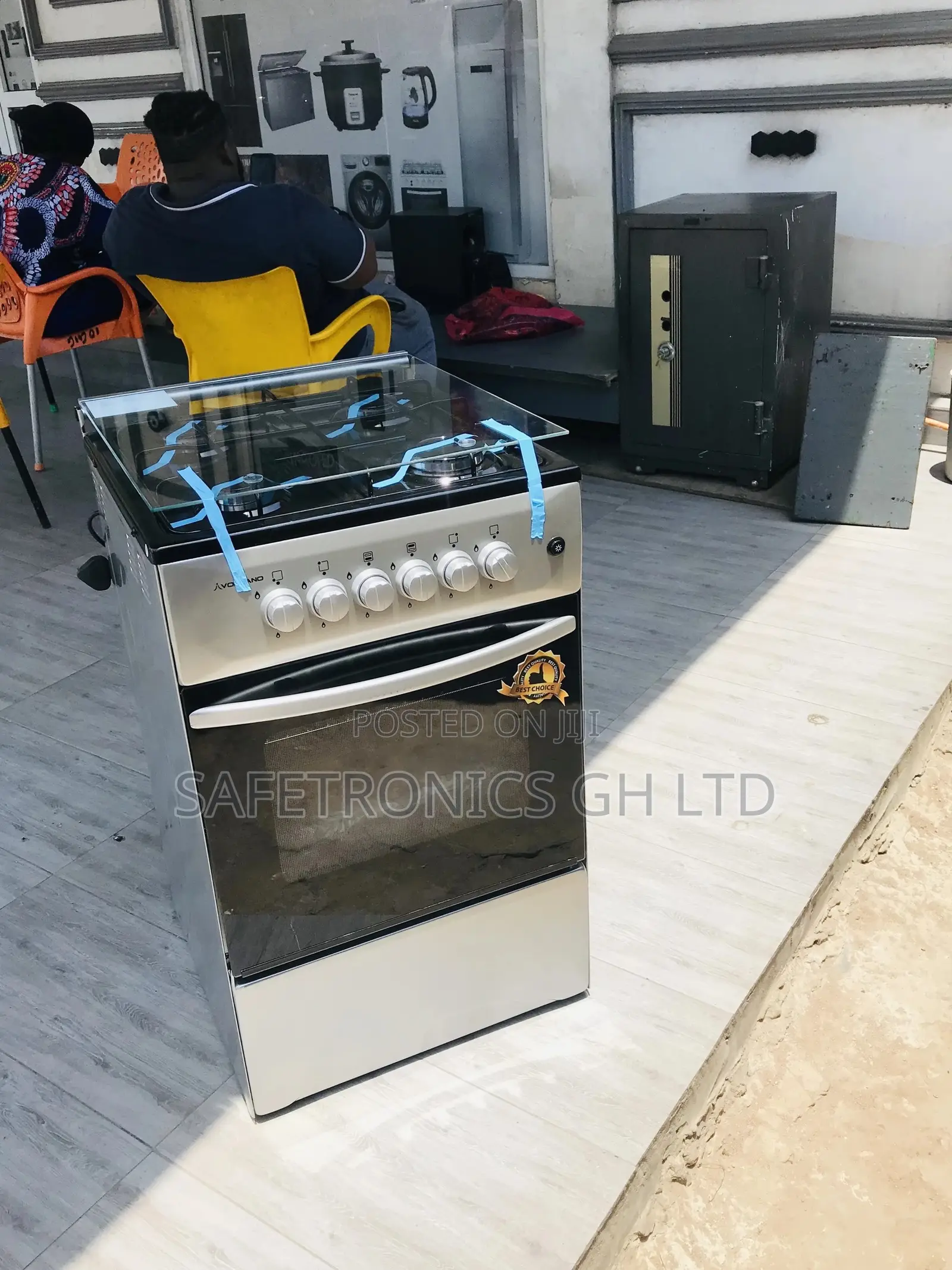 Oven With Grill Volcano 4 Gas Cooker 50x50