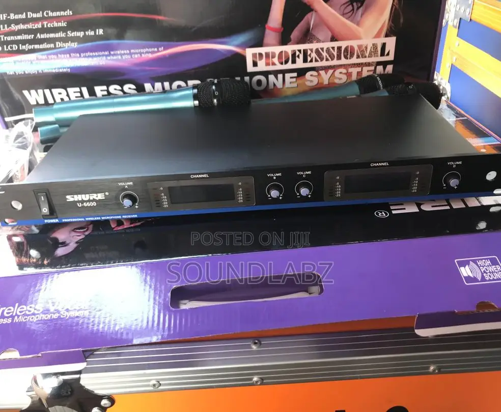 Shure U-6600 4-in-1 Professional Wireless Microphone