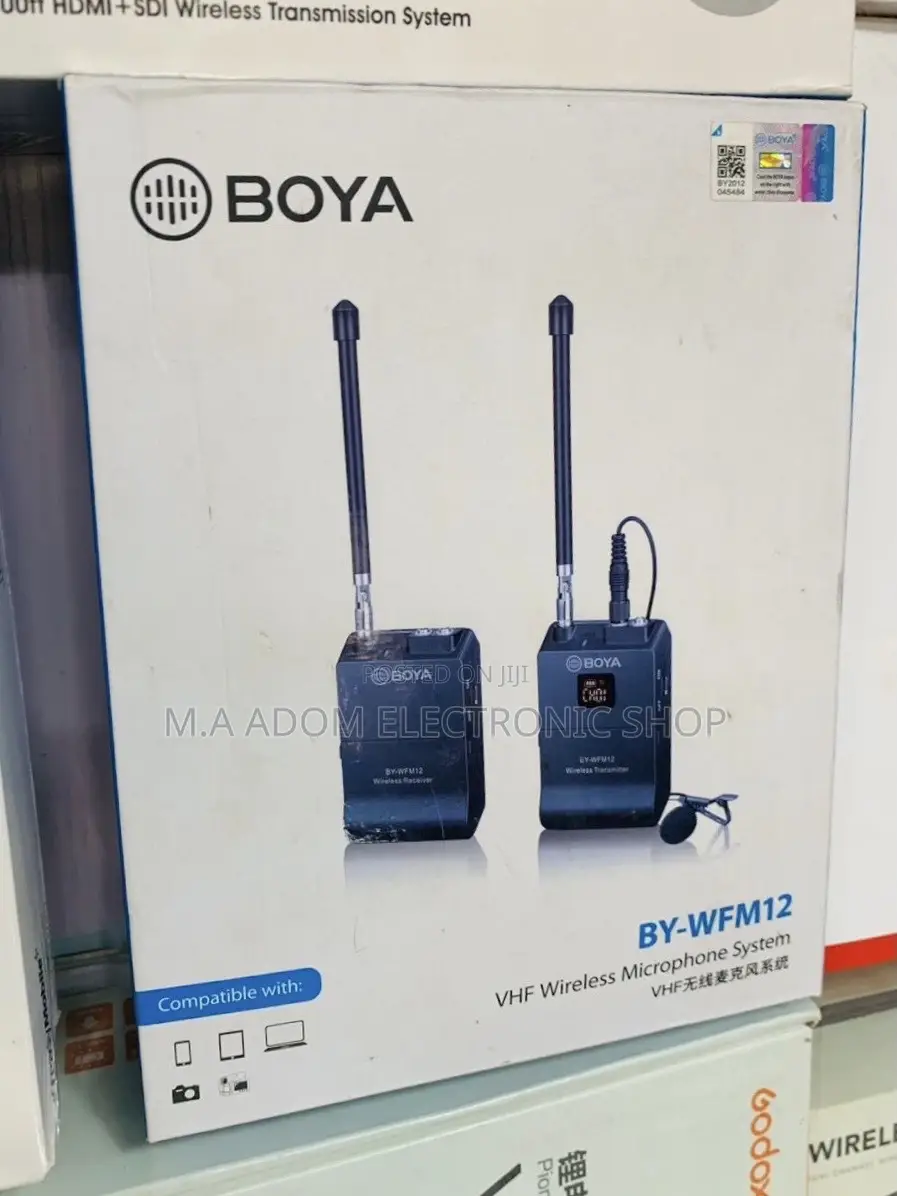 Energy Saving Boya Professional Wireless Lavalier Microphone