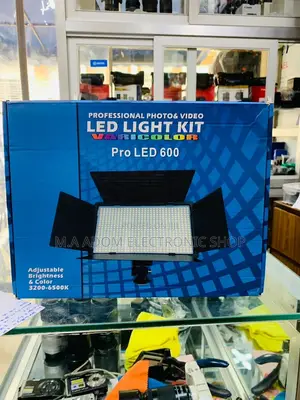 Durable and Affordable Pro Led 600 Photo Video Light Kit.
