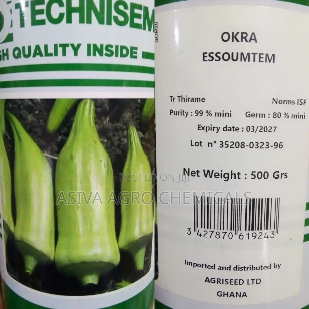 Okra/Okro Seeds 500grams