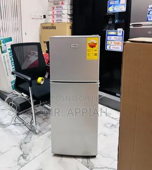 Quality Nasco Double Door Electric Fridge(Nasf2-13 Fl)Gray