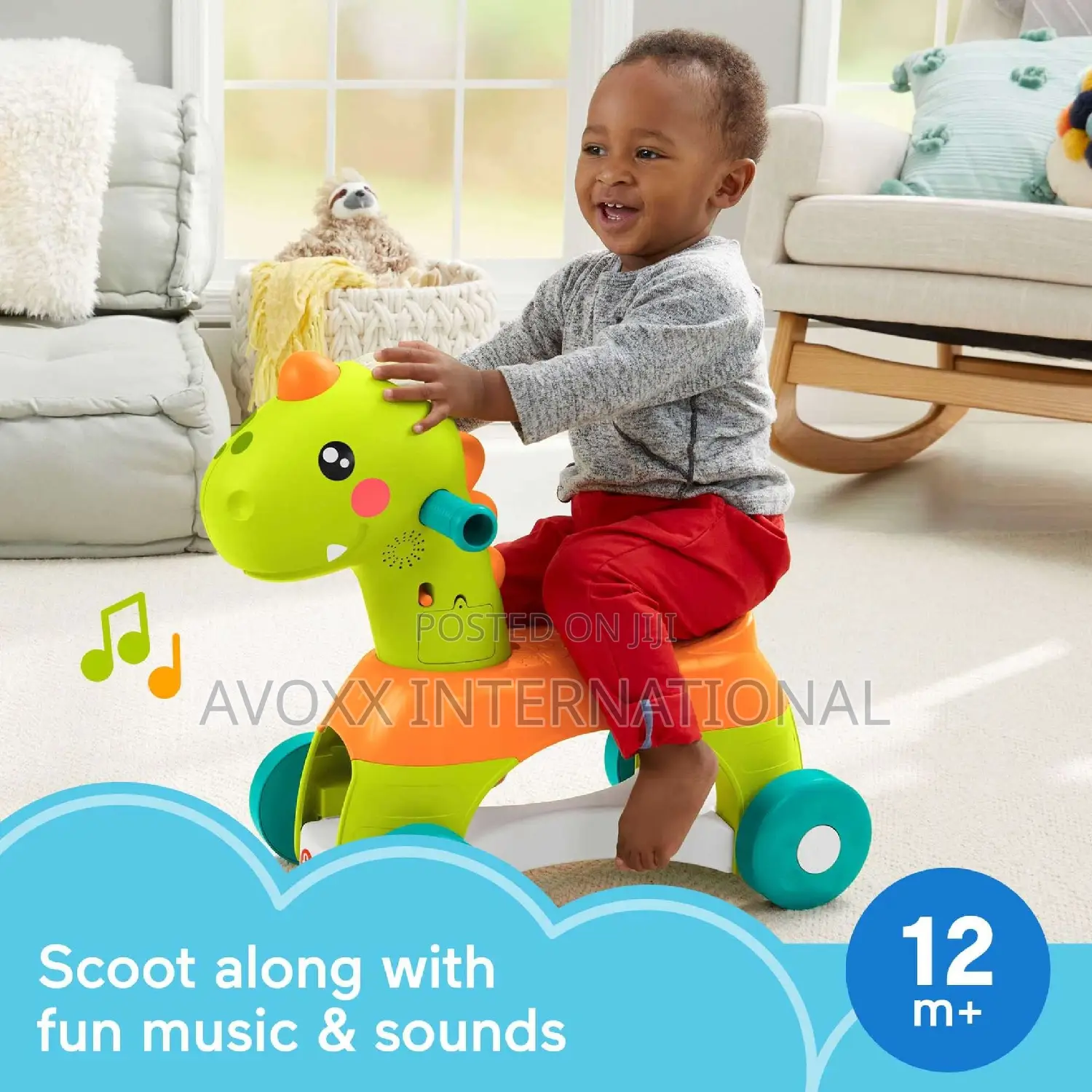 Fisher-Price Paradise Pals Roll Roar Dino