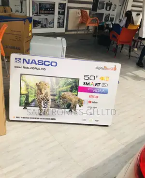 Smart Nasco 50 Inches Led Black Electric Glossy Tv