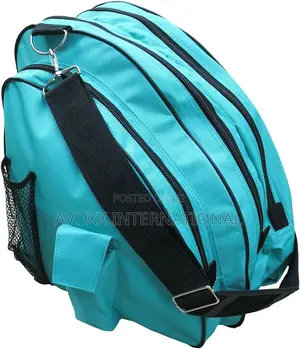 A R Sports Deluxe Skate Bags/ Green Pink