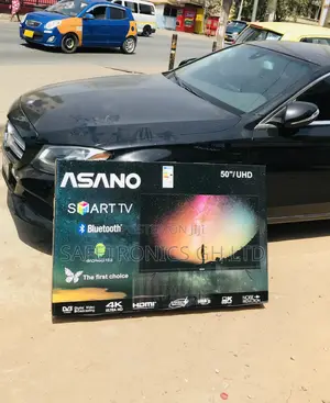 50 Inches Asano Led Smart Black Electric Glossy UHD Tv