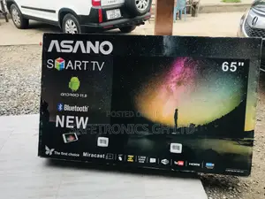 65 Inches Glossy Smart Asano Black UHD Electric Led Tv