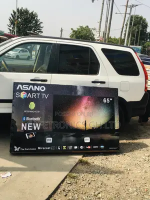 75 Inches Black Electric Asano Smart Led Glossy UHD Tv