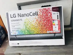 Nano75 50 Inches Glossy Led Black LG Smart Electric Tv
