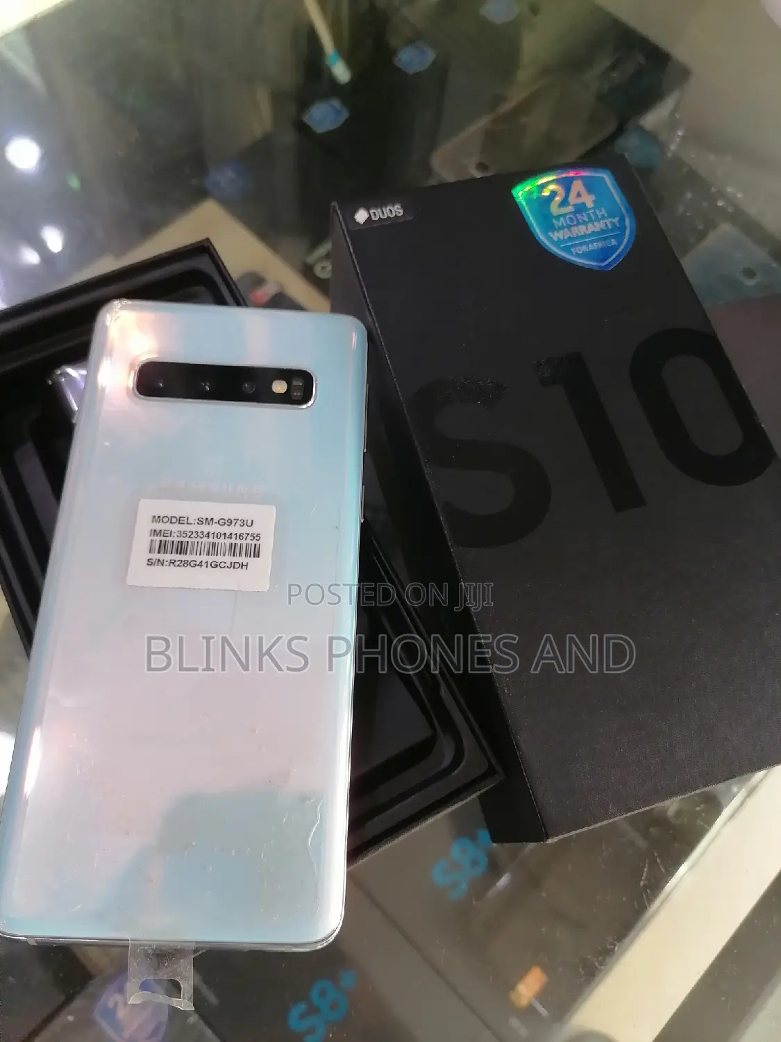 New Samsung Galaxy S10 128 GB Blue