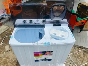 Semi-Automatic Pearl 15kg Washing Machine + Spin/Dry.