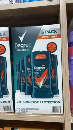 Degree 5pck Antiperspirant Deodorant. 72/48hrs Protection.