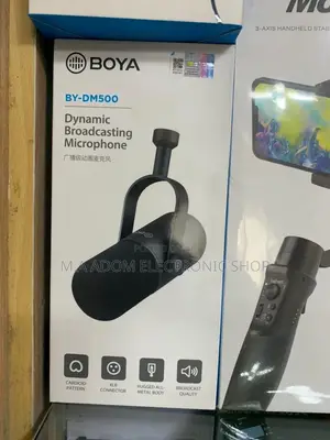 High Quality Boya Dynamic Broadcast Microphone.