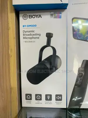 Newly in Stock Boya Dynamic Broadcast Microphone(Dm500).