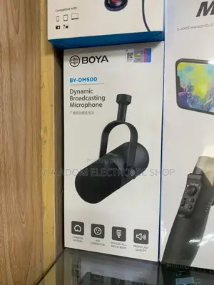 Classic Design Boya Dynamic Broadcast Microphone System.