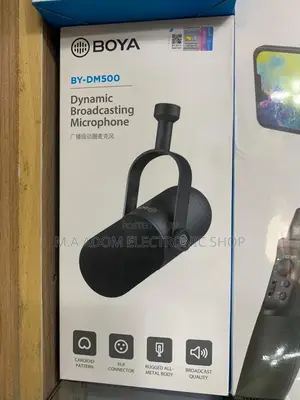 Unique Design Boya Dynamic Broadcast Microphone System.