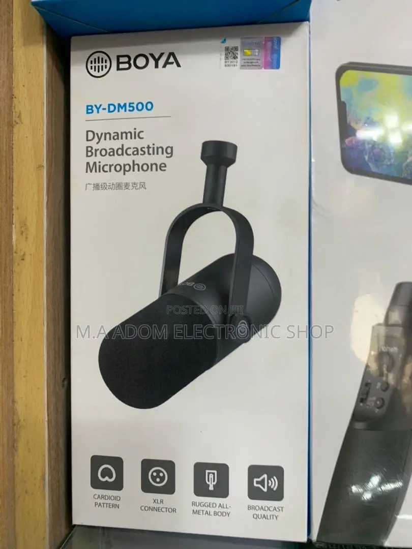 BOYA BY-DM500 Podcast Microphone,XLR Dynamic Microphone