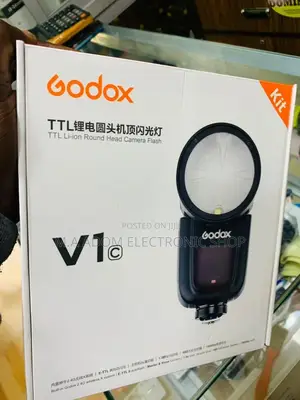 Lovely Design Godox Round Head Camera Flash for Canon.