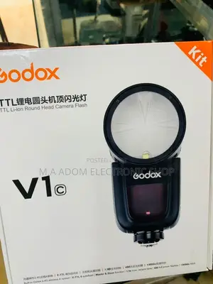 Sleek Design Godox Round Head Camera Flash for Canon.