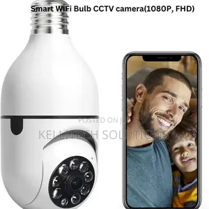 BULB CCTV Camera, Easy Installation,.1080P Clear Video