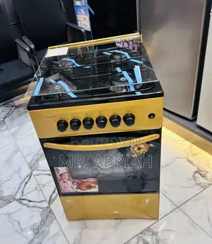 Energy Saving Volcano Oven and Grill 4 Gas Burner(Yellow).