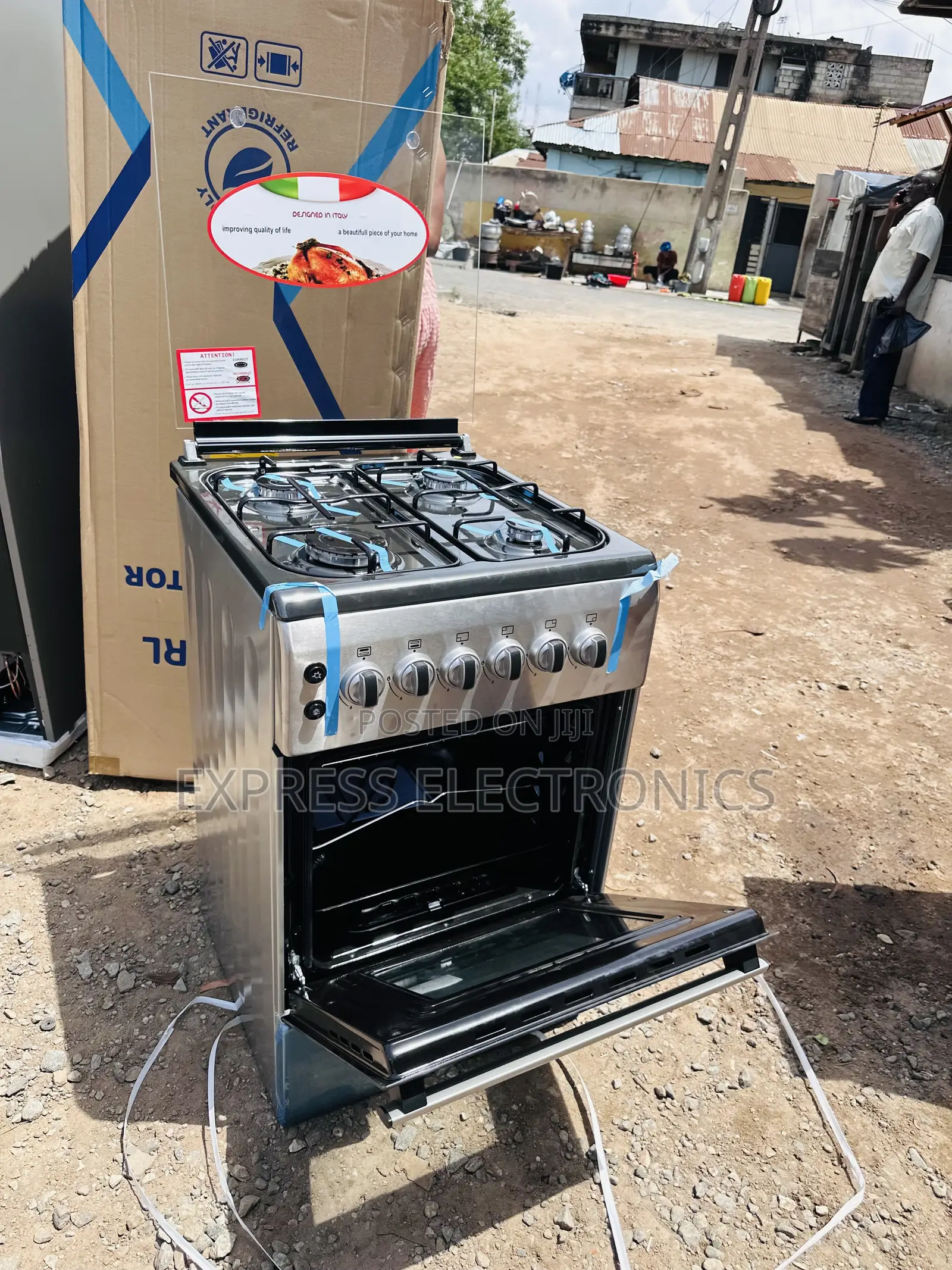 Call and Order for Gas Cooker Oven Grill 4burner 50/60